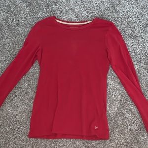 American Eagle red long sleeve